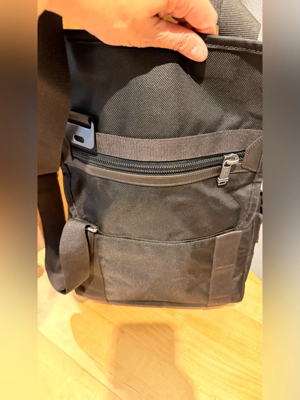 Tumi Crossbody Bag adjustable shoulder strap nylon worn twice